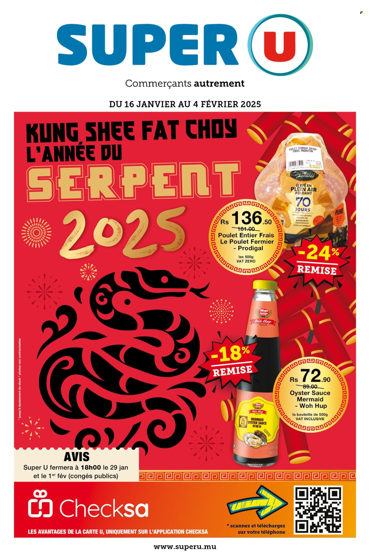 Super U catalogue - 16.01.2025 - 4.02.2025. Page 1