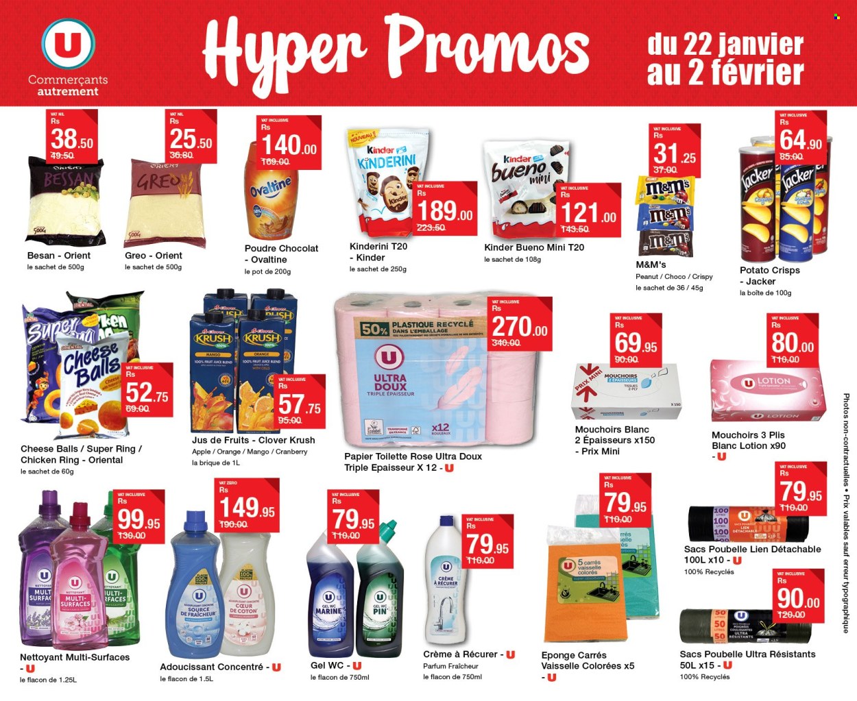 Super U catalogue - 22.01.2025 - 2.02.2025. Page 1