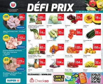 Catalogue Super U - 22/01/2025 - 26/01/2025.