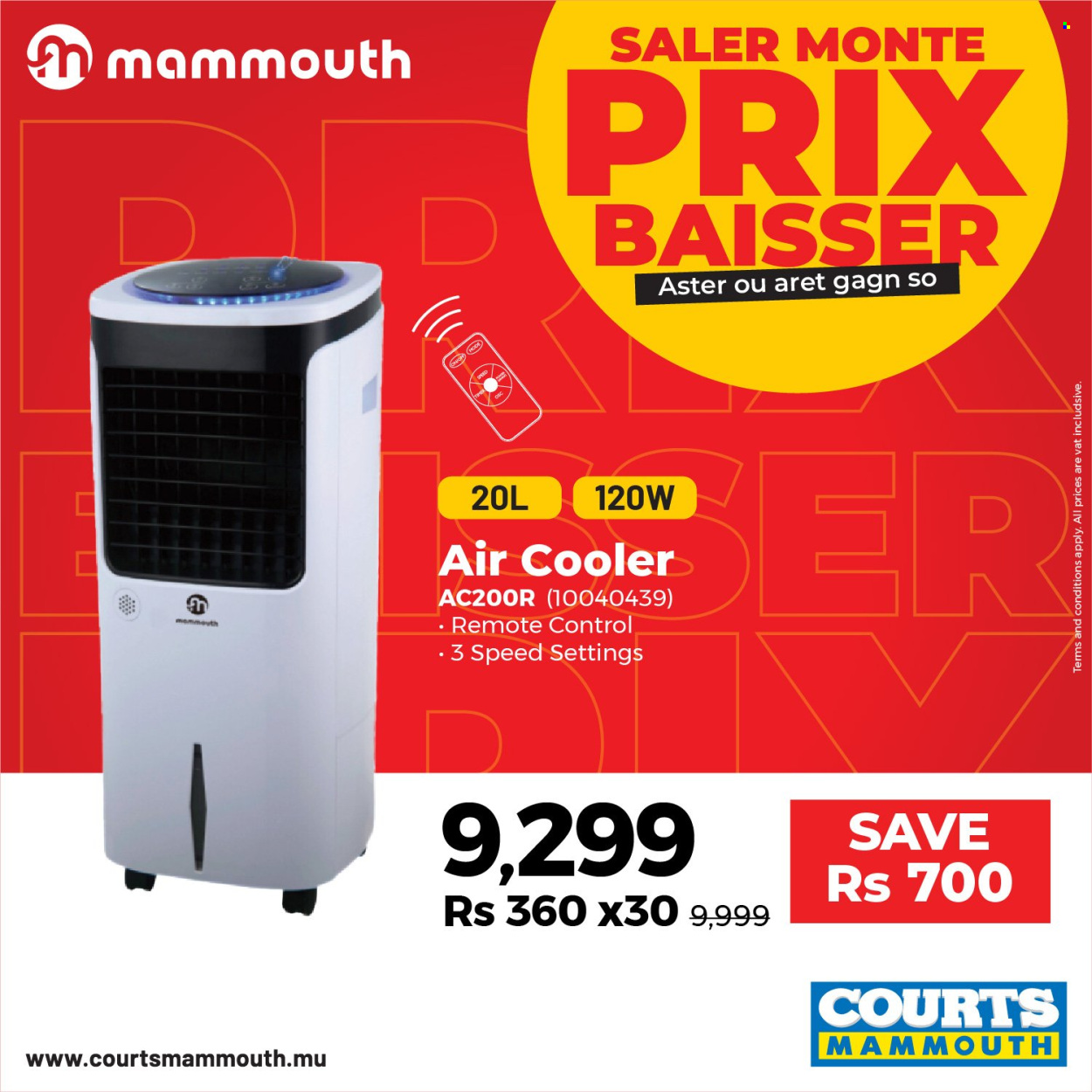 Courts Mammouth catalogue. Page 8