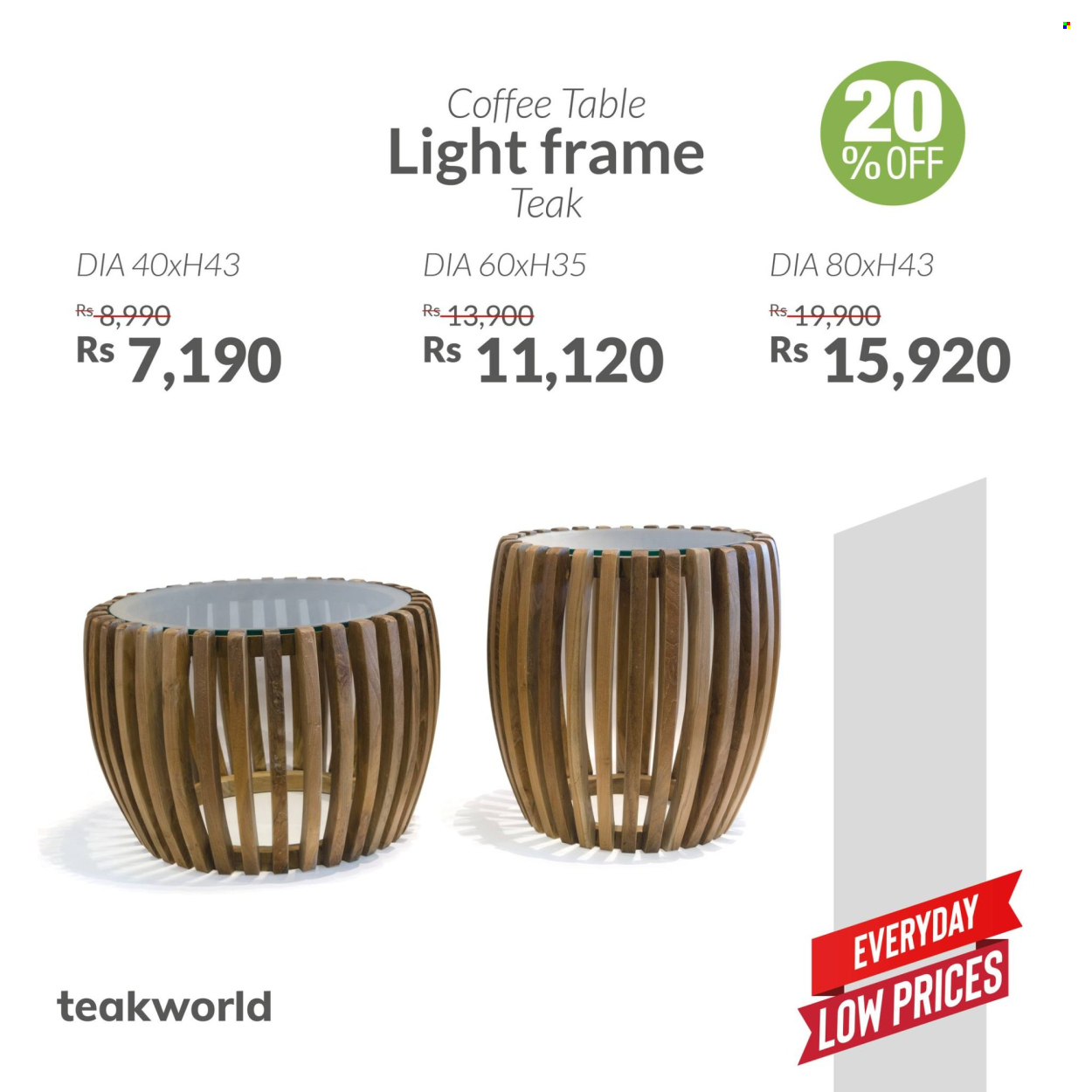 Teak World catalogue. Page 8