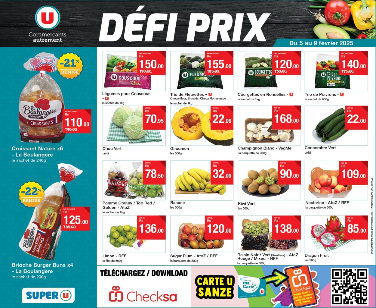 Super U catalogue - 5.02.2025 - 9.02.2025. Page 1