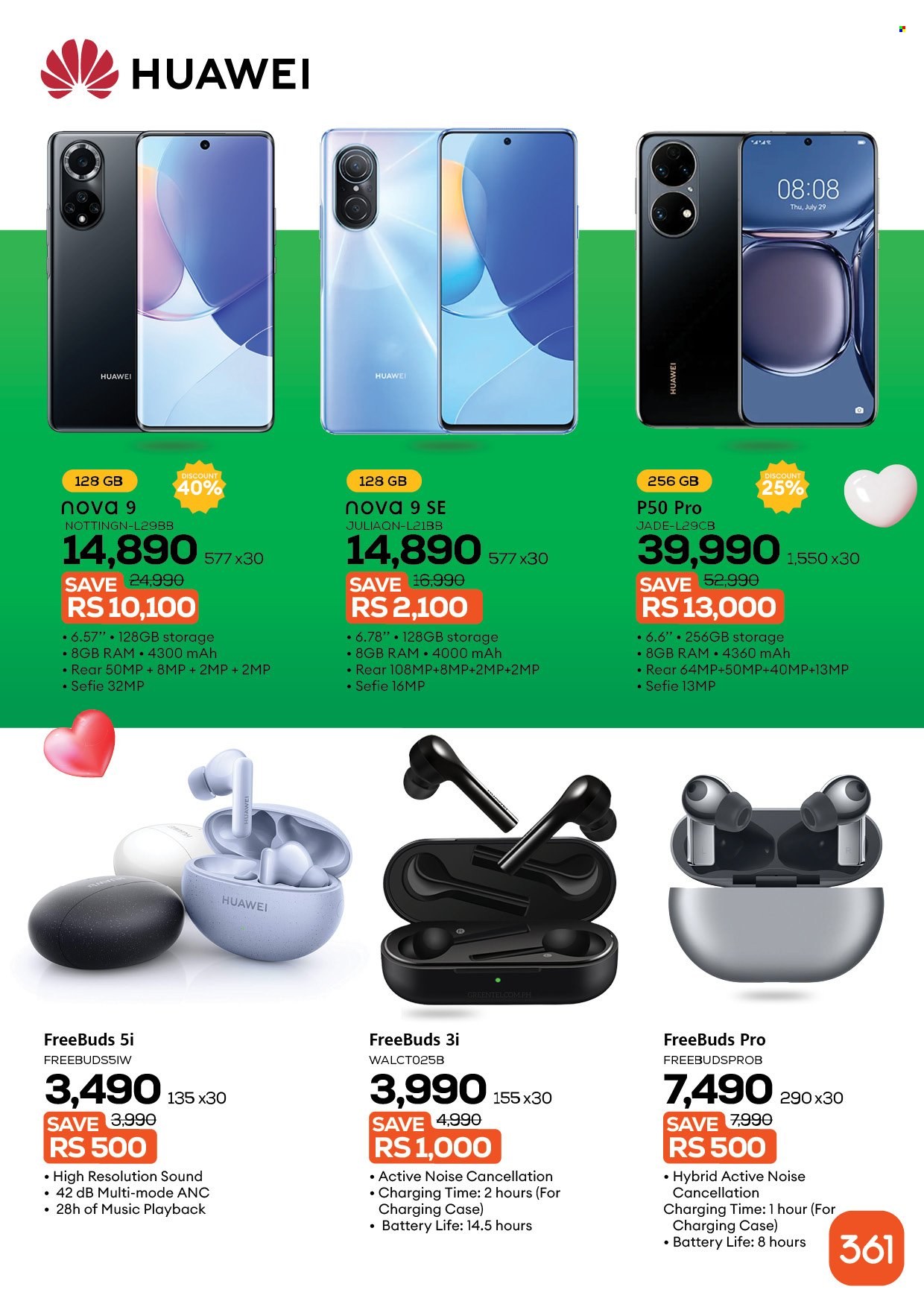361 catalogue. Page 13