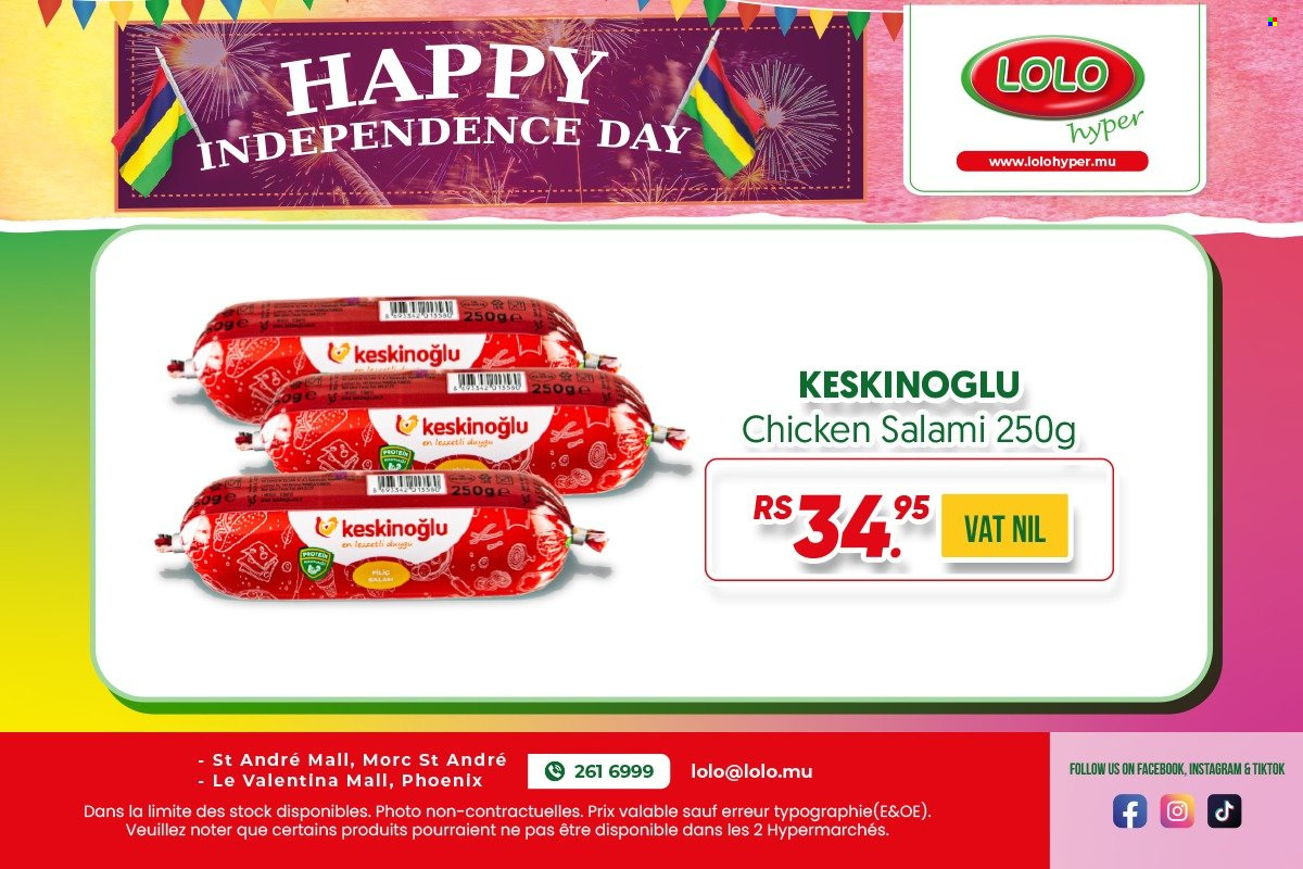 LOLO Hyper catalogue. Page 1