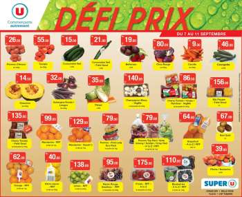 Catalogue Super U - 08/09/2022 - 11/09/2022.