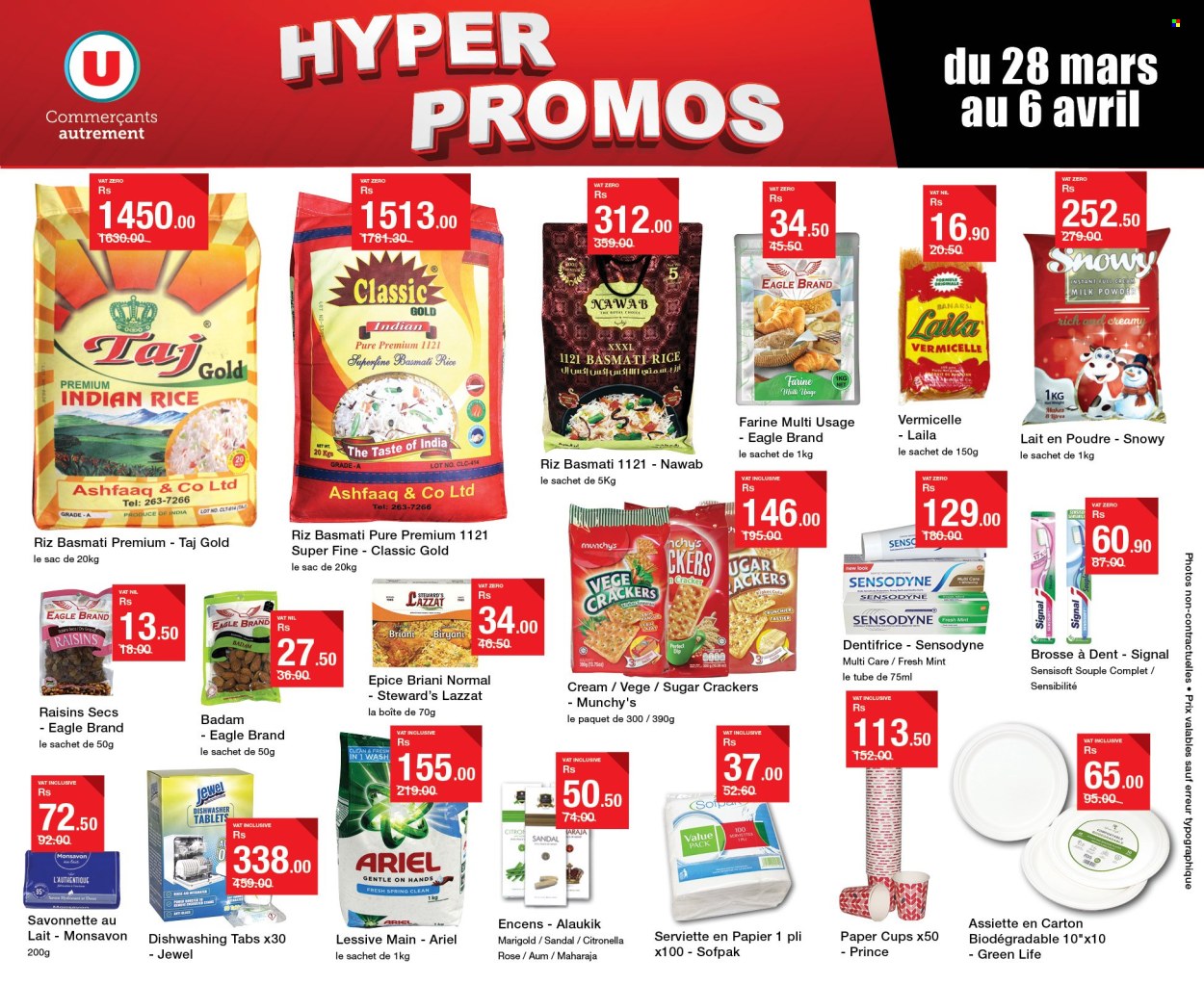 Super U catalogue - 28.03.2025 - 6.04.2025. Page 1
