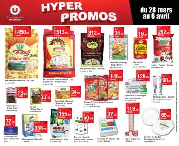 Super U Catalogue - 28.03.2025 - 6.04.2025.