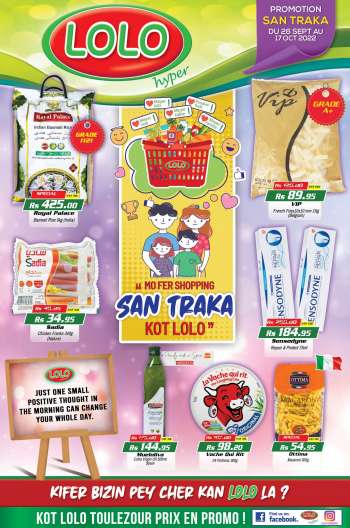Catalogue LOLO Hyper - 26/09/2022 - 17/10/2022.