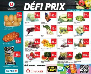 Catalogue Super U - 03/04/2025 - 06/04/2025.