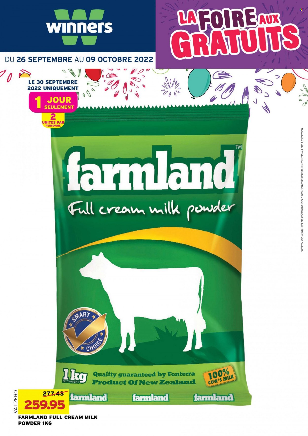 thumbnail - Winner's Catalogue - 26.09.2022 - 9.10.2022 - Sales products - milk powder. Page 7.