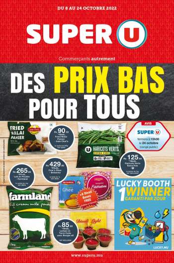Catalogue Super U - 08/10/2022 - 24/10/2022.