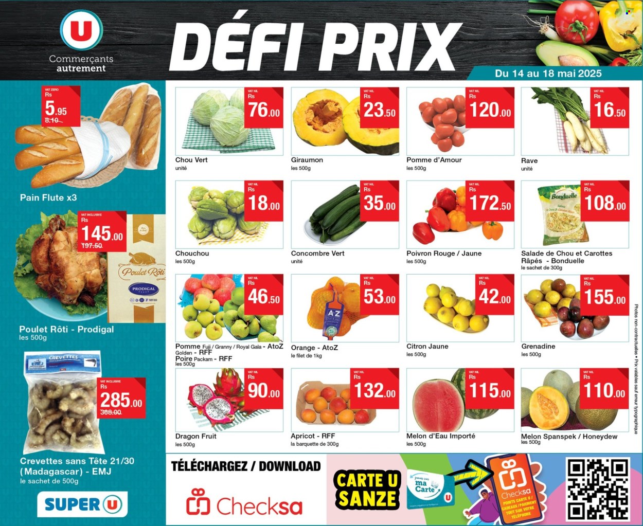 Super U catalogue - 14.05.2025 - 18.05.2025. Page 1