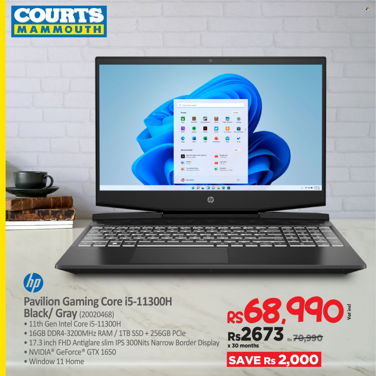 Courts Mammouth catalogue. Page 1