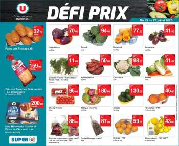 Catalogue Super U - 23/07/2025 - 27/07/2025.