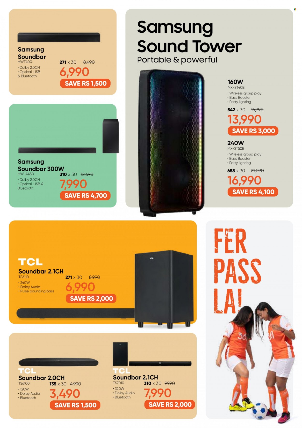 thumbnail - 361 Catalogue - 28.10.2022 - 8.12.2022 - Sales products - Samsung, sound bar, sound tower, TCL. Page 12.