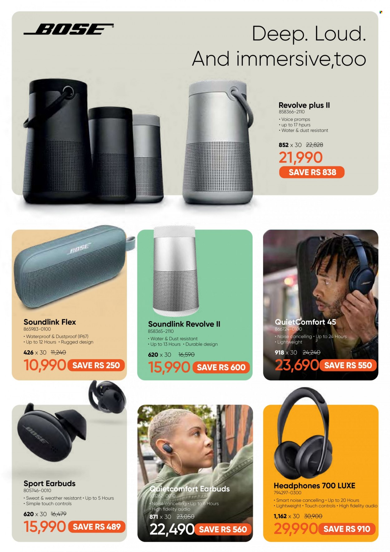 thumbnail - 361 Catalogue - 28.10.2022 - 8.12.2022 - Sales products - BOSE, headphones, earbuds. Page 15.