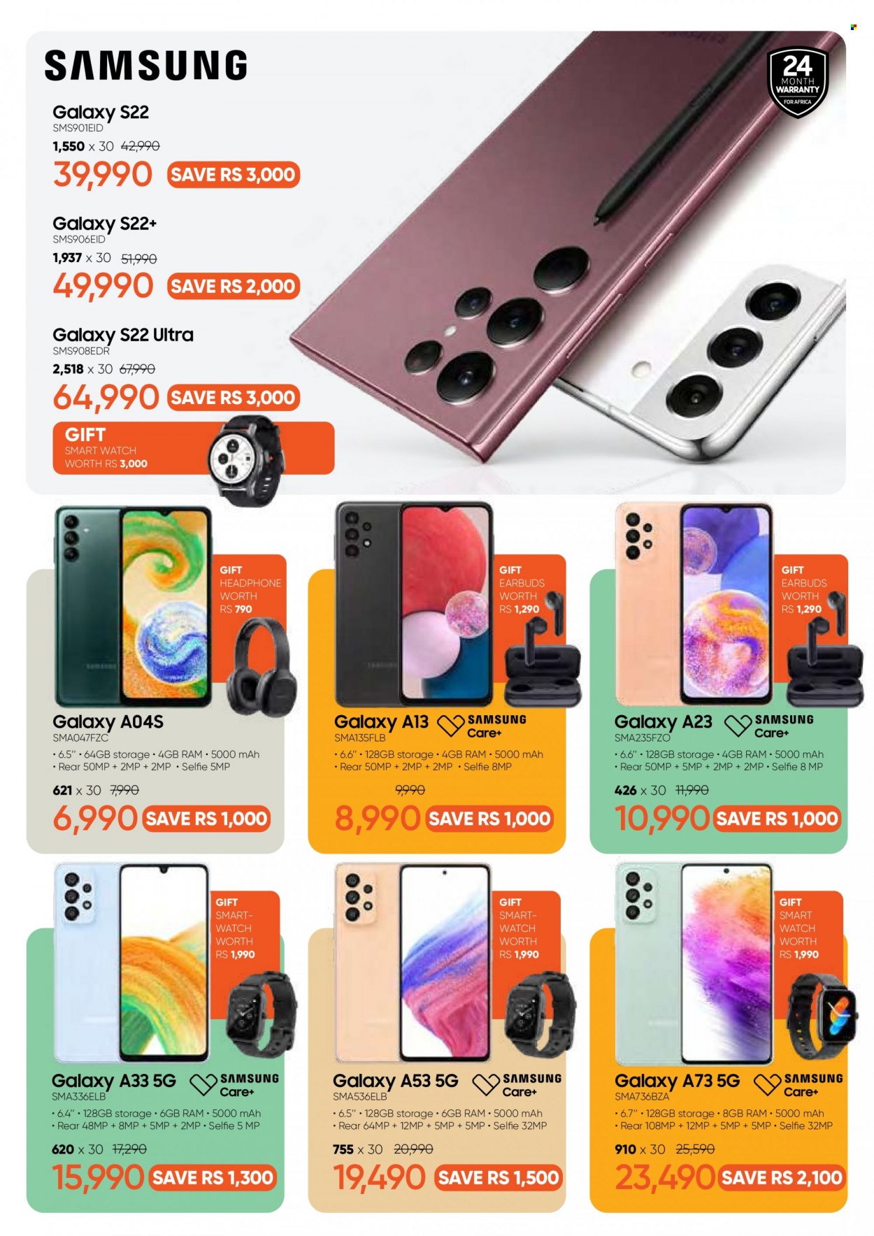 thumbnail - 361 Catalogue - 28.10.2022 - 8.12.2022 - Sales products - smart watch, headphones, earbuds. Page 18.
