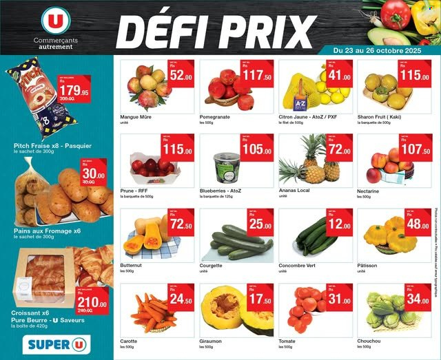 Super U catalogue - 23.10.2025 - 26.10.2025. Page 1