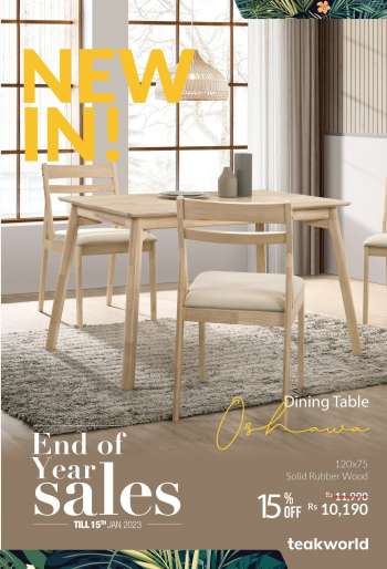 Catalogue Teak World - 20/11/2022 - 15/01/2023.