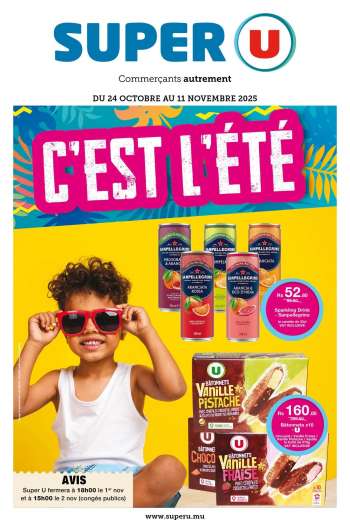 Catalogue Super U - 24/10/2025 - 11/11/2025.