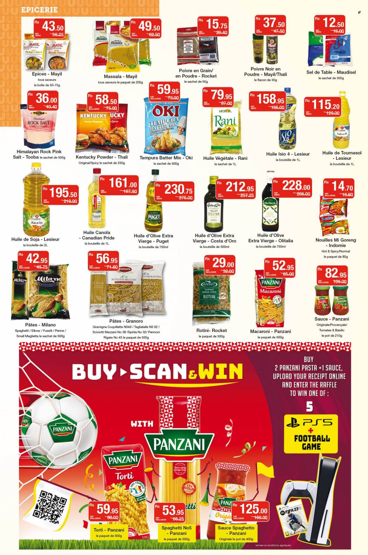 thumbnail - Super U Catalogue - 22.11.2022 - 6.12.2022 - Sales products - rocket, spaghetti, macaroni, pasta, noodles, penne, pepper, extra virgin olive oil, olive oil, oil, pot. Page 9.