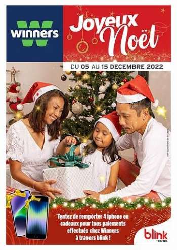 Catalogue Winner's - 05/12/2022 - 15/12/2022.