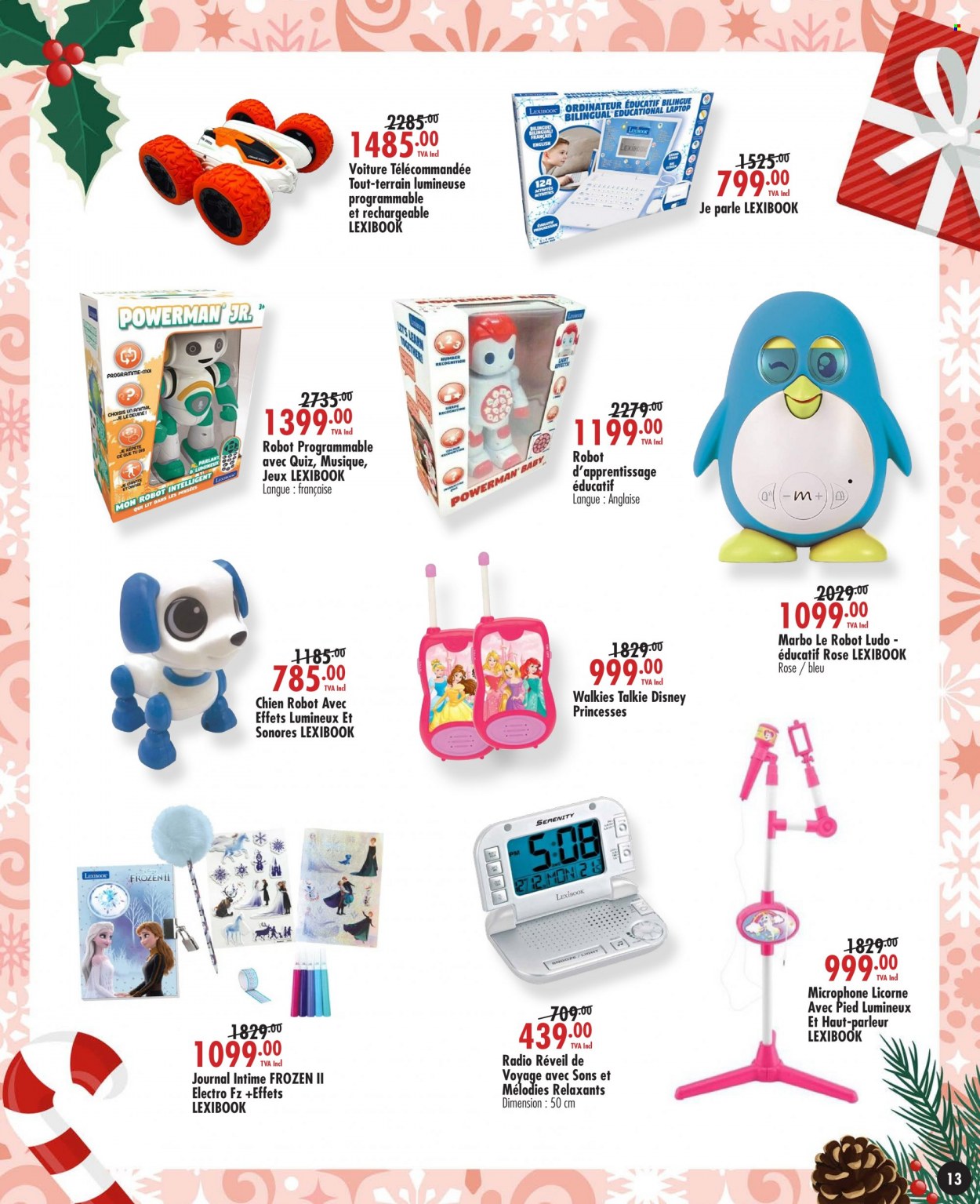 thumbnail - Jumbo Catalogue - 6.12.2022 - 25.12.2022 - Sales products - Disney, Parle, wine, rosé wine, microphone, Lexibook, robot. Page 13.