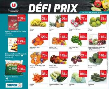 Catalogue Super U - 07/01/2026 - 11/01/2026.