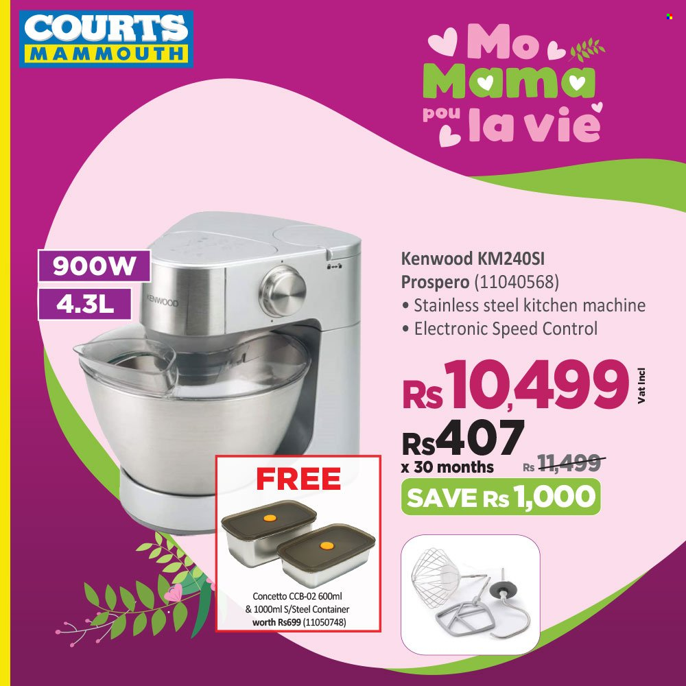 Courts Mammouth catalogue. Page 1