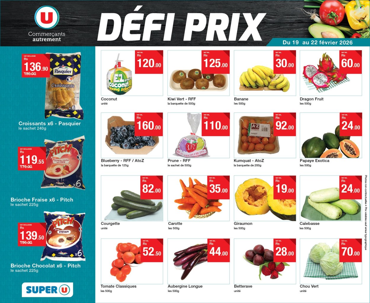 Super U catalogue - 19.02.2026 - 22.02.2026. Page 1
