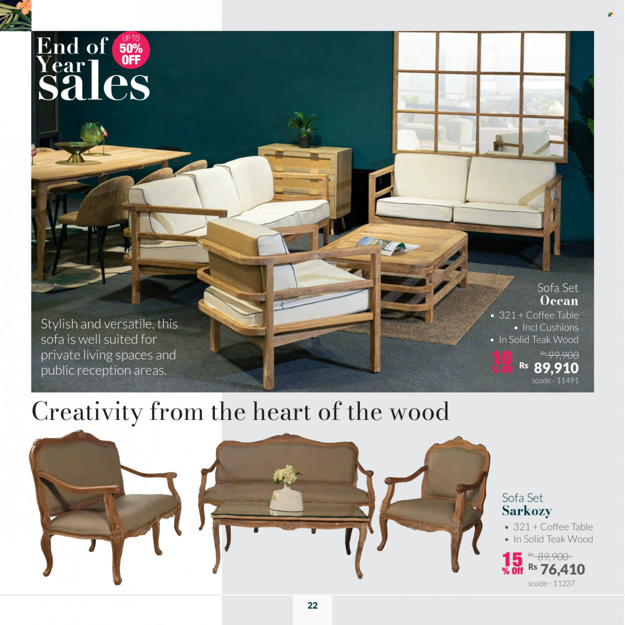 Teak World catalogue - 24.12.2022 - 16.01.2023. Page 22