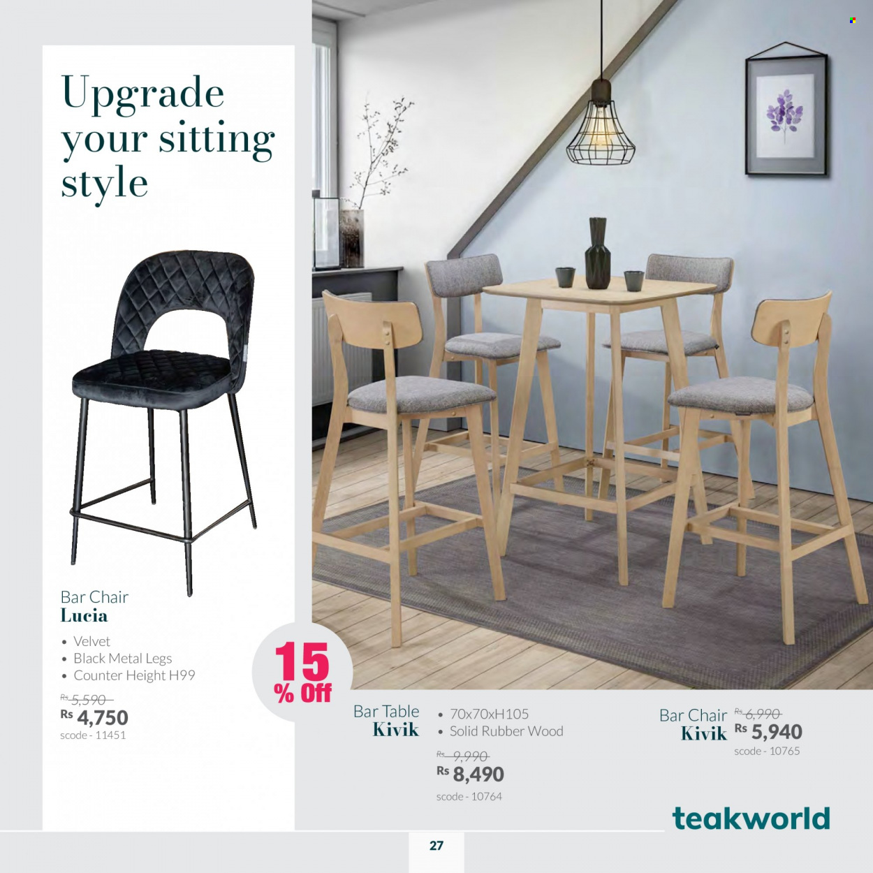 Teak World catalogue - 24.12.2022 - 16.01.2023. Page 27