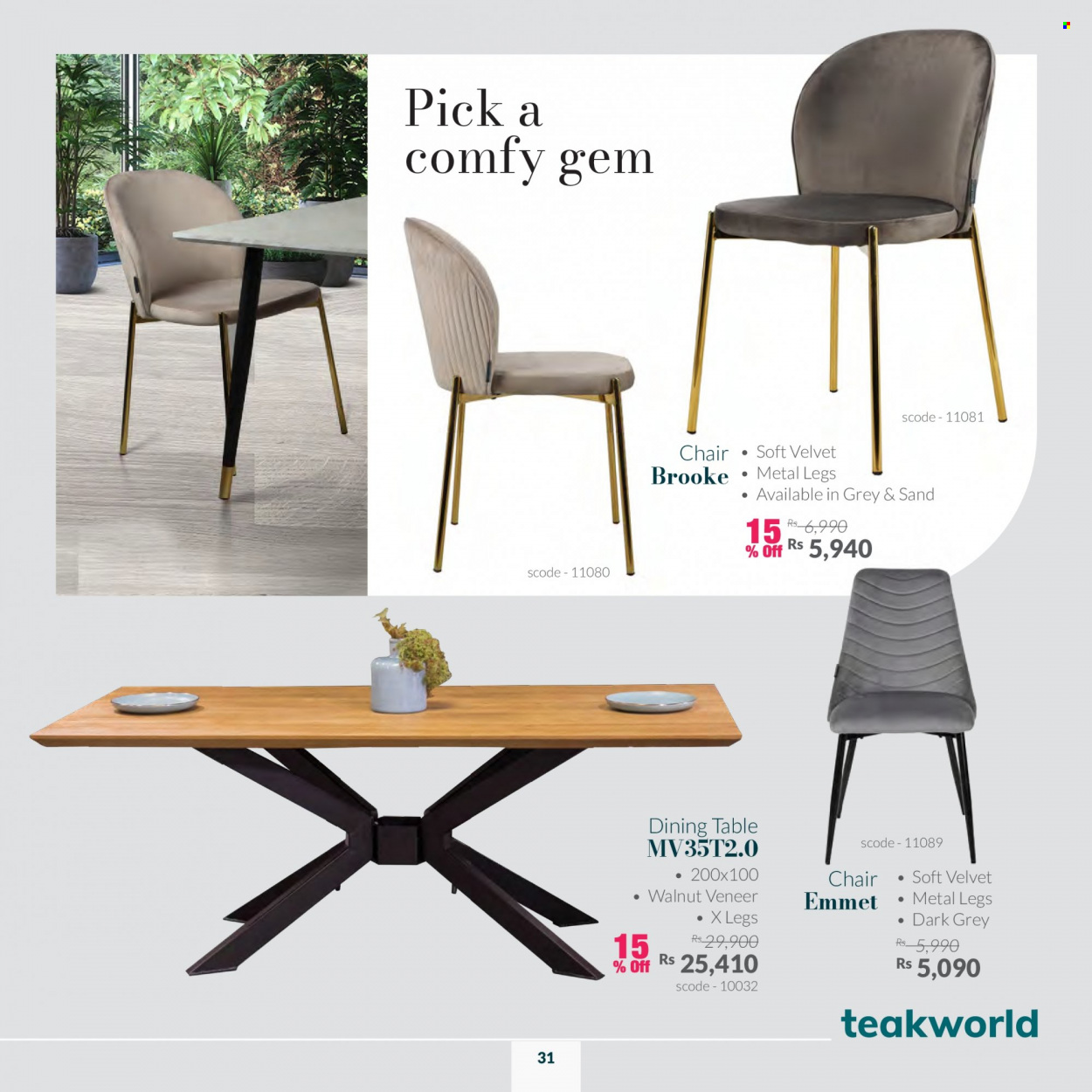 Teak World catalogue - 24.12.2022 - 16.01.2023. Page 31