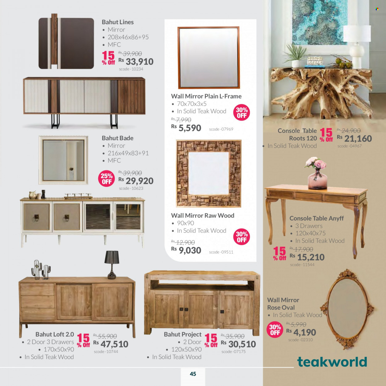 Teak World catalogue - 24.12.2022 - 16.01.2023. Page 45