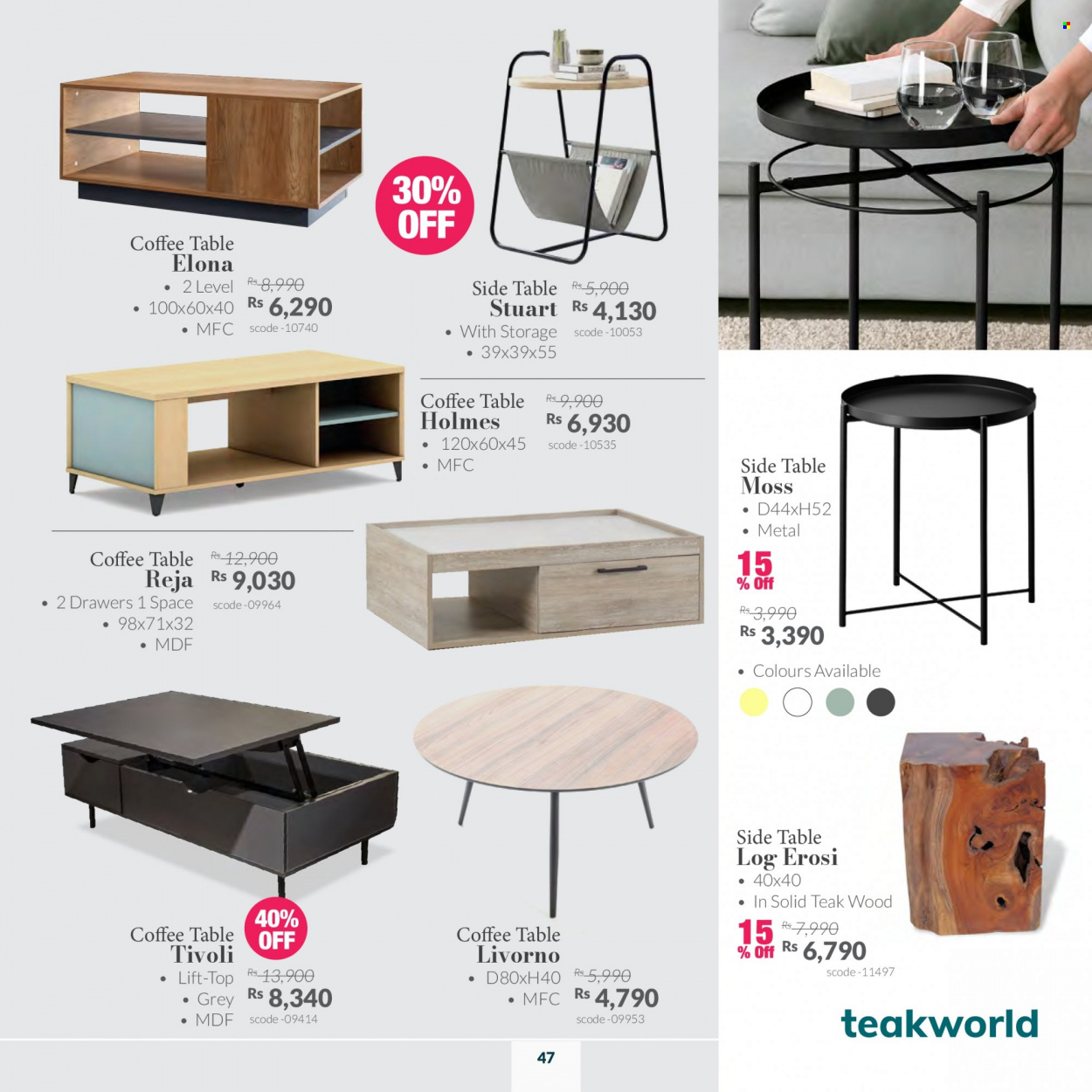 Teak World catalogue - 24.12.2022 - 16.01.2023. Page 47