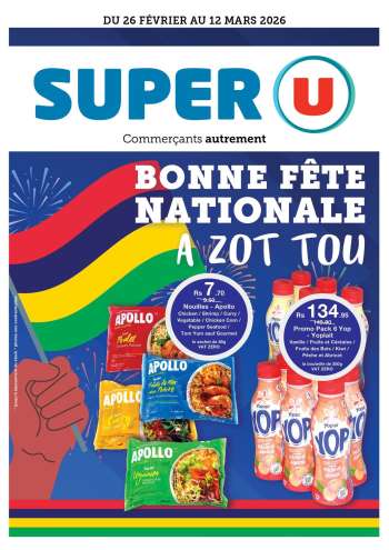 Super U Catalogue - 26.02.2026 - 12.03.2026.