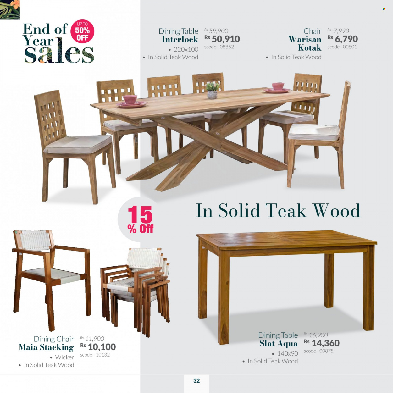 Teak World catalogue - 7.01.2023 - 15.01.2023. Page 32