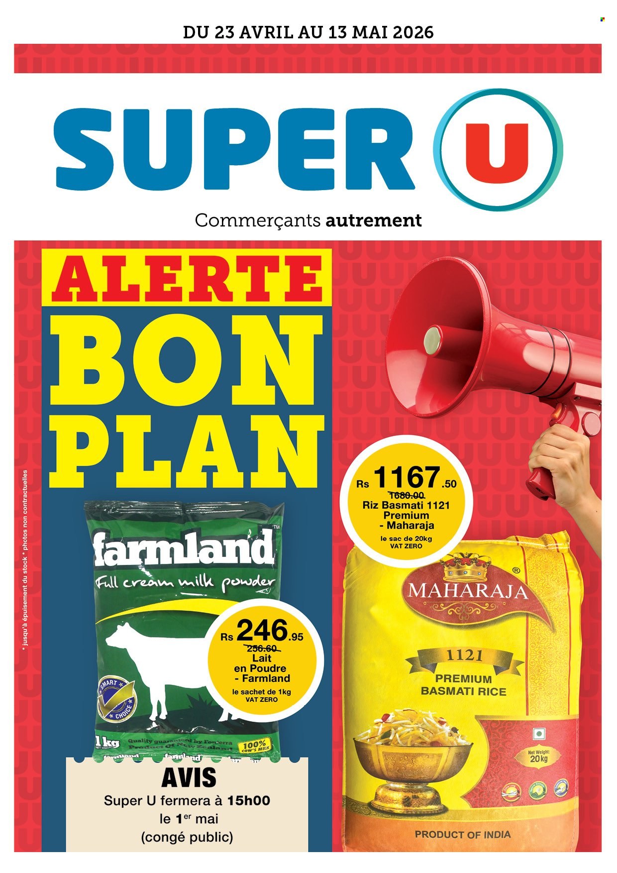 Super U catalogue - 23.04.2026 - 13.05.2026. Page 1
