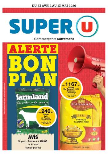 Catalogue Super U - 23/04/2026 - 13/05/2026.