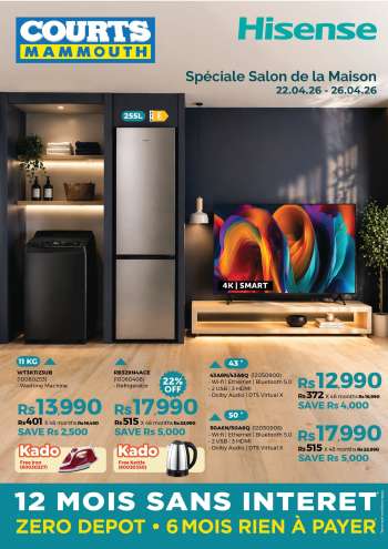 Courts Mammouth Catalogue - 22.04.2026 - 26.04.2026.