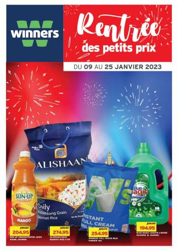 Catalogue Winner's - 09/01/2023 - 25/01/2023.