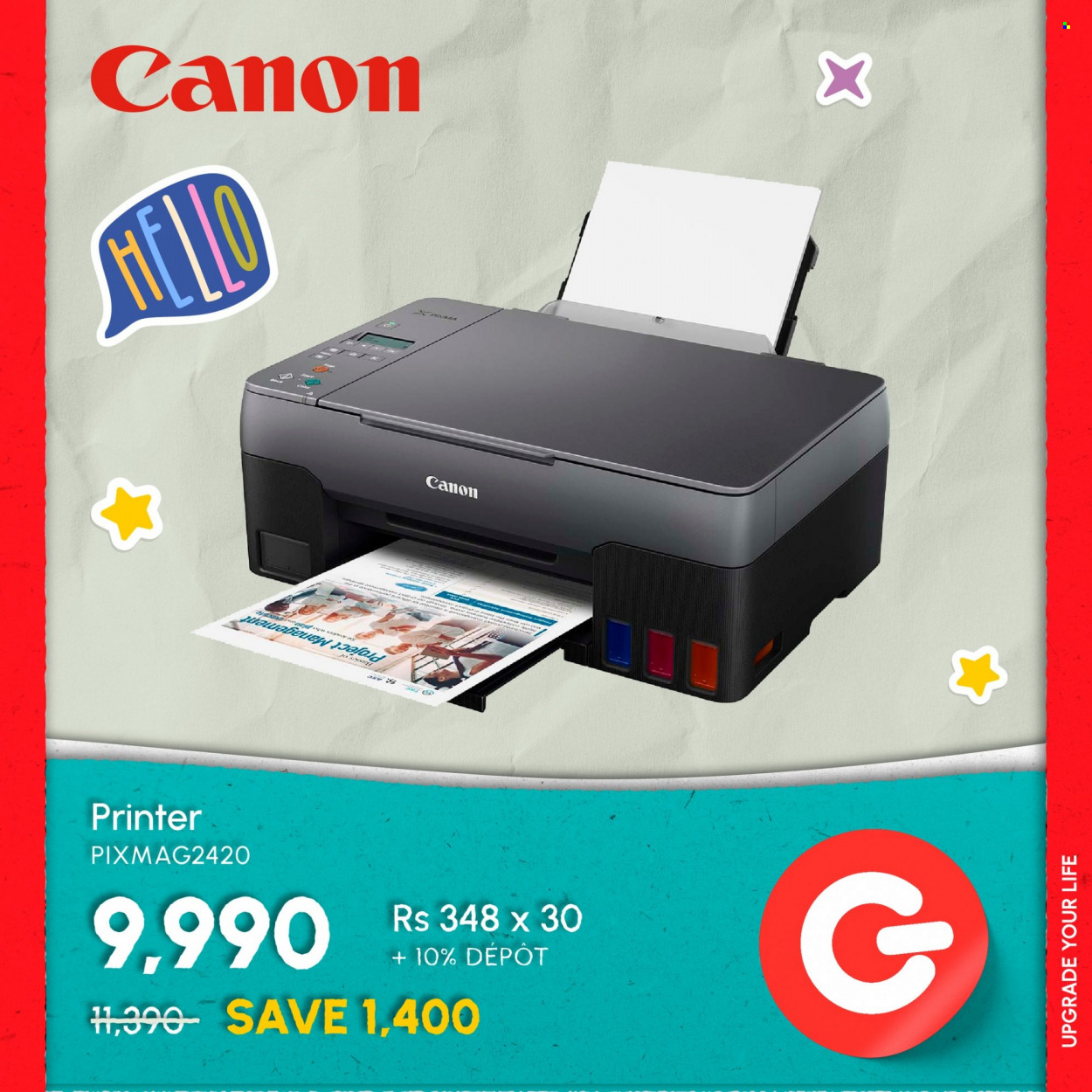 thumbnail - Galaxy Catalogue - Sales products - printer, Canon. Page 18.