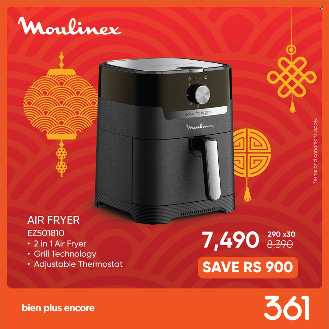 thumbnail - 361 Catalogue - 17.01.2023 - 10.02.2023 - Sales products - Moulinex, air fryer. Page 4.