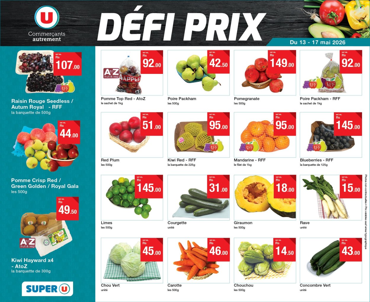 Super U catalogue - 13.05.2026 - 17.05.2026. Page 1
