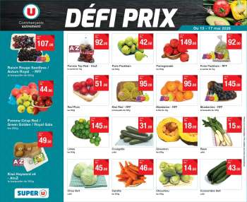 Catalogue Super U - 13/05/2026 - 17/05/2026.