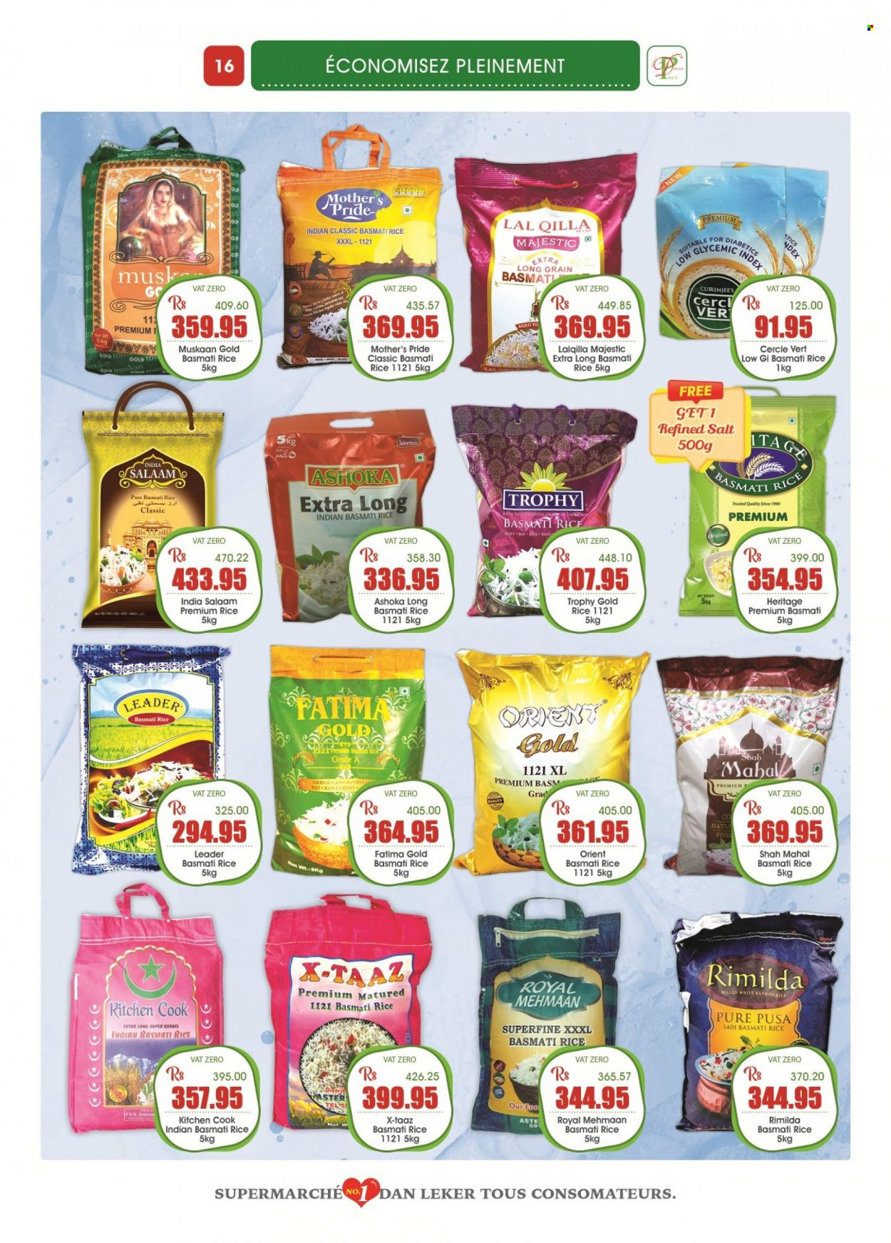 thumbnail - Dreamprice Catalogue - 21.01.2023 - 19.02.2023 - Sales products - potato fries, salt, basmati rice, rice. Page 16.