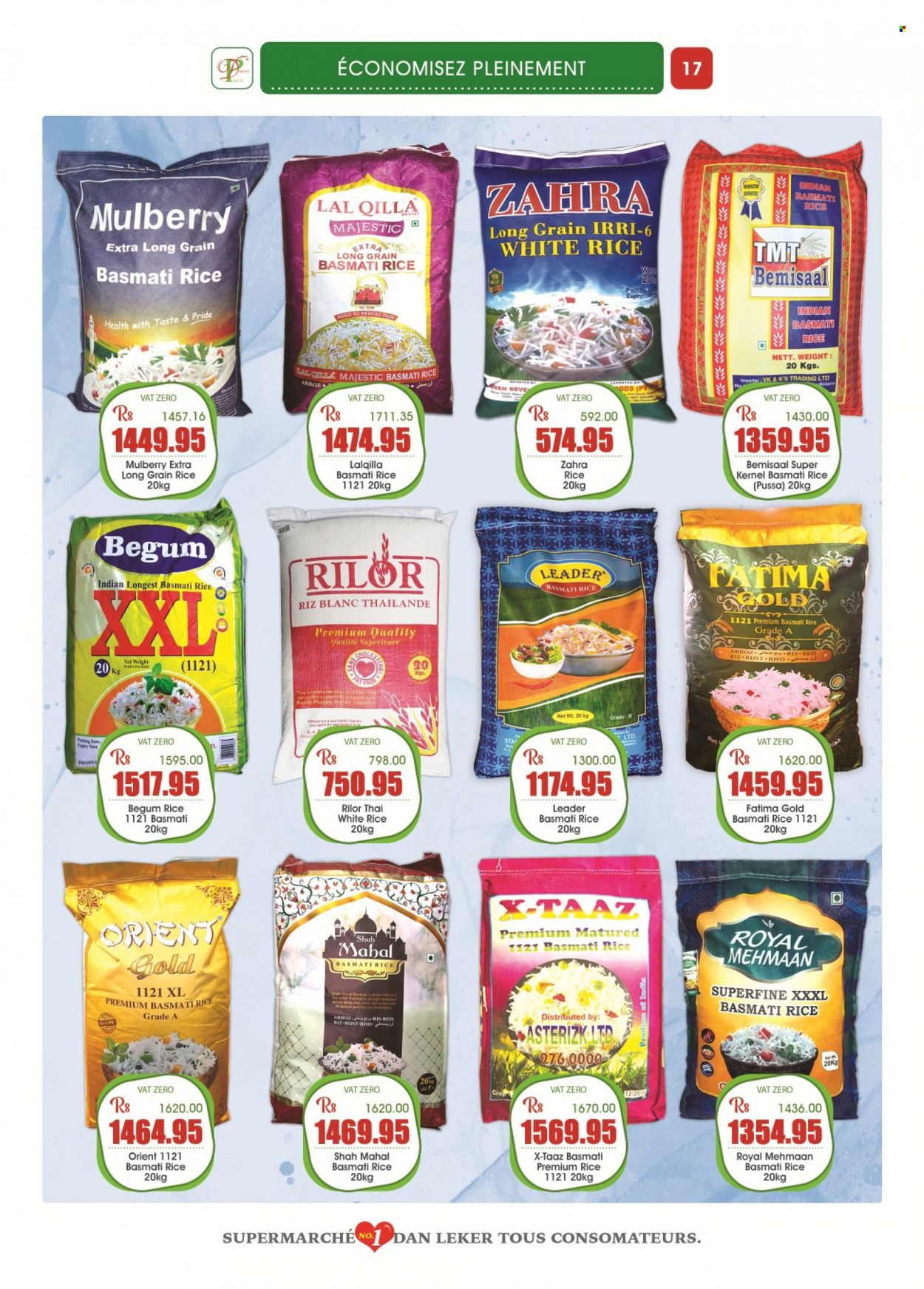 thumbnail - Dreamprice Catalogue - 21.01.2023 - 19.02.2023 - Sales products - basmati rice, rice, white rice, long grain rice. Page 17.