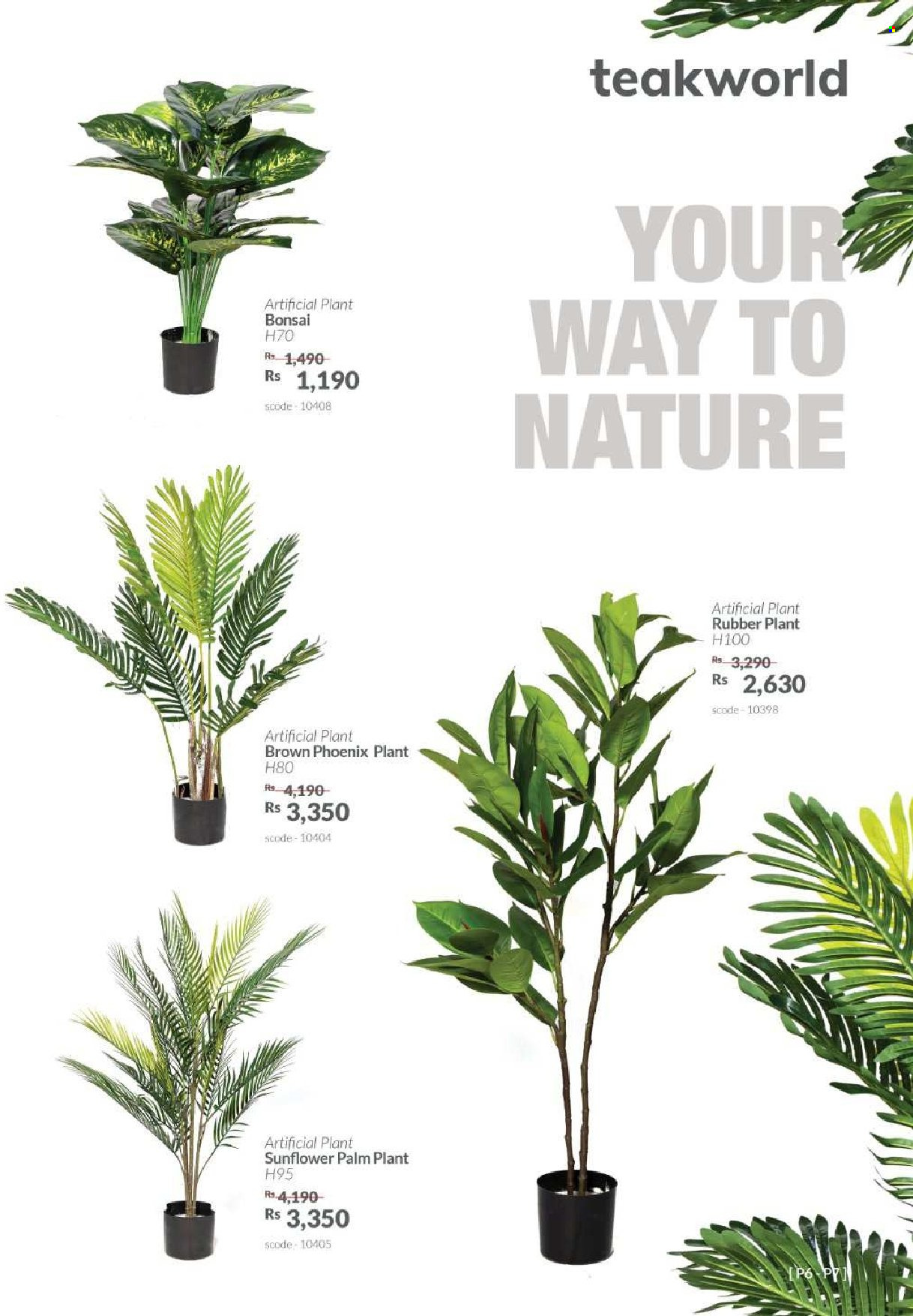 Teak World catalogue. Page 7