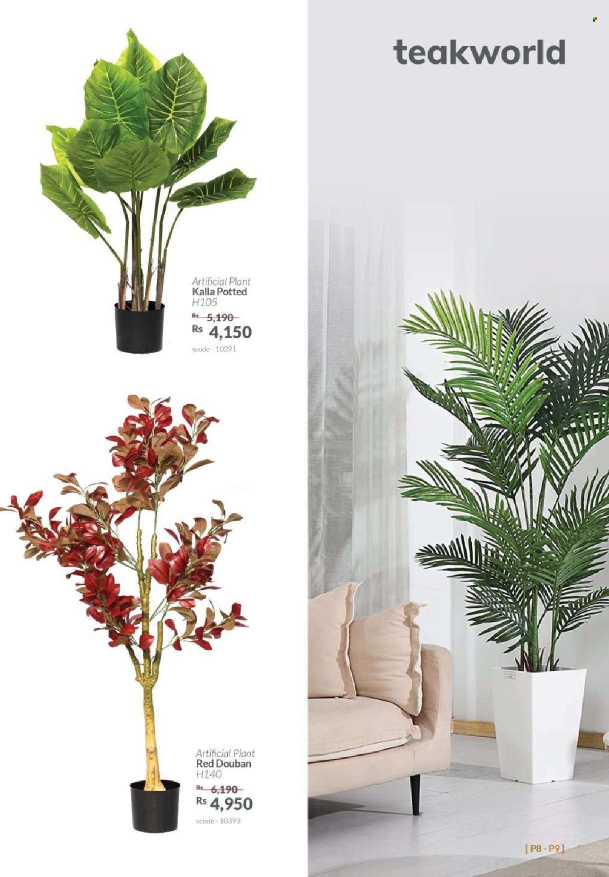 Teak World catalogue. Page 9