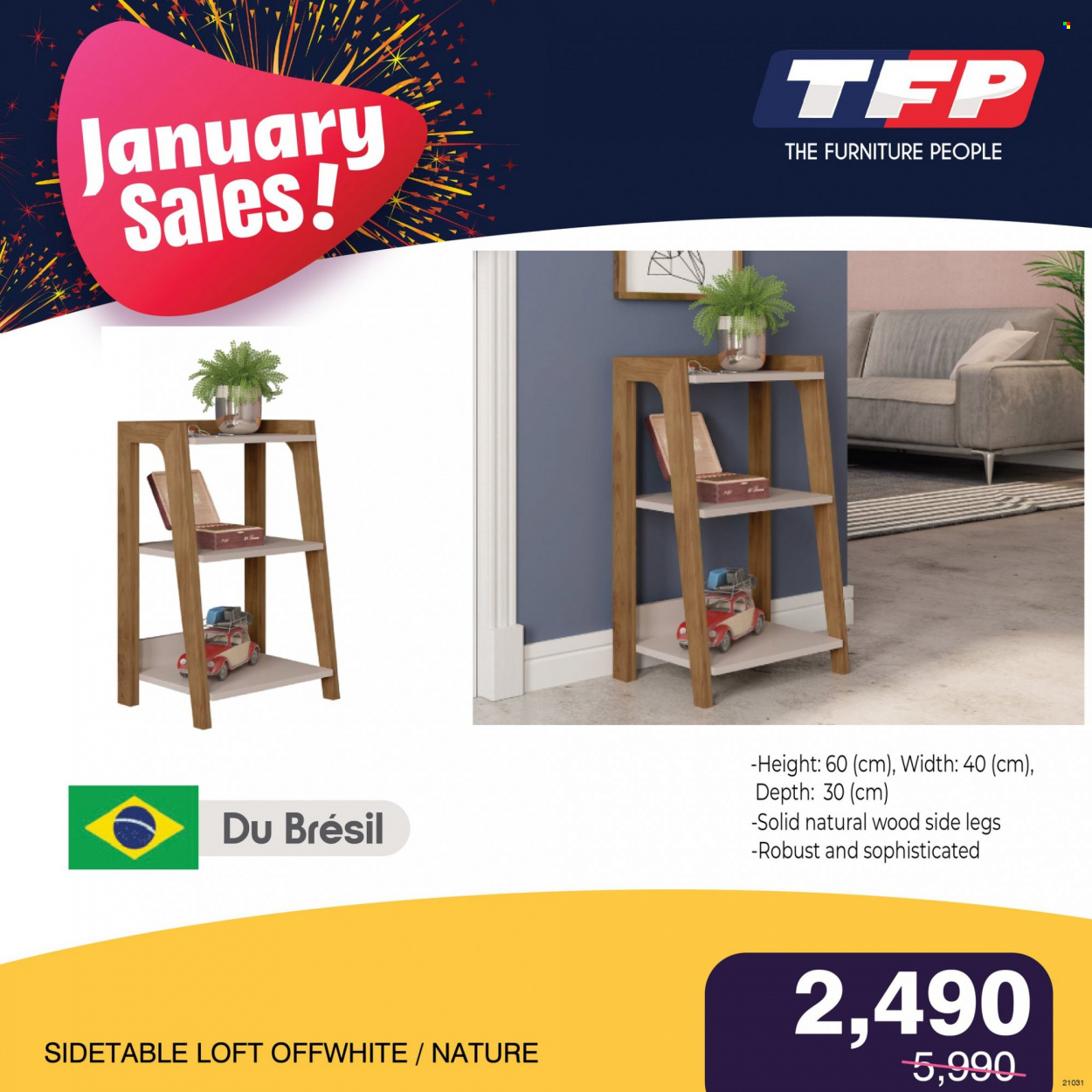 thumbnail - TFP Catalogue - Sales products - sidetable. Page 8.
